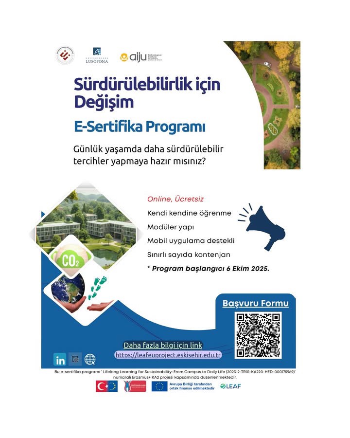 Sürdürülebilirlik için Değişim E-Sertifika Programı Pilot Uygulaması Başladı