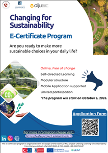 Changing for Sustainability E-Certificate Program Has Been Launched!